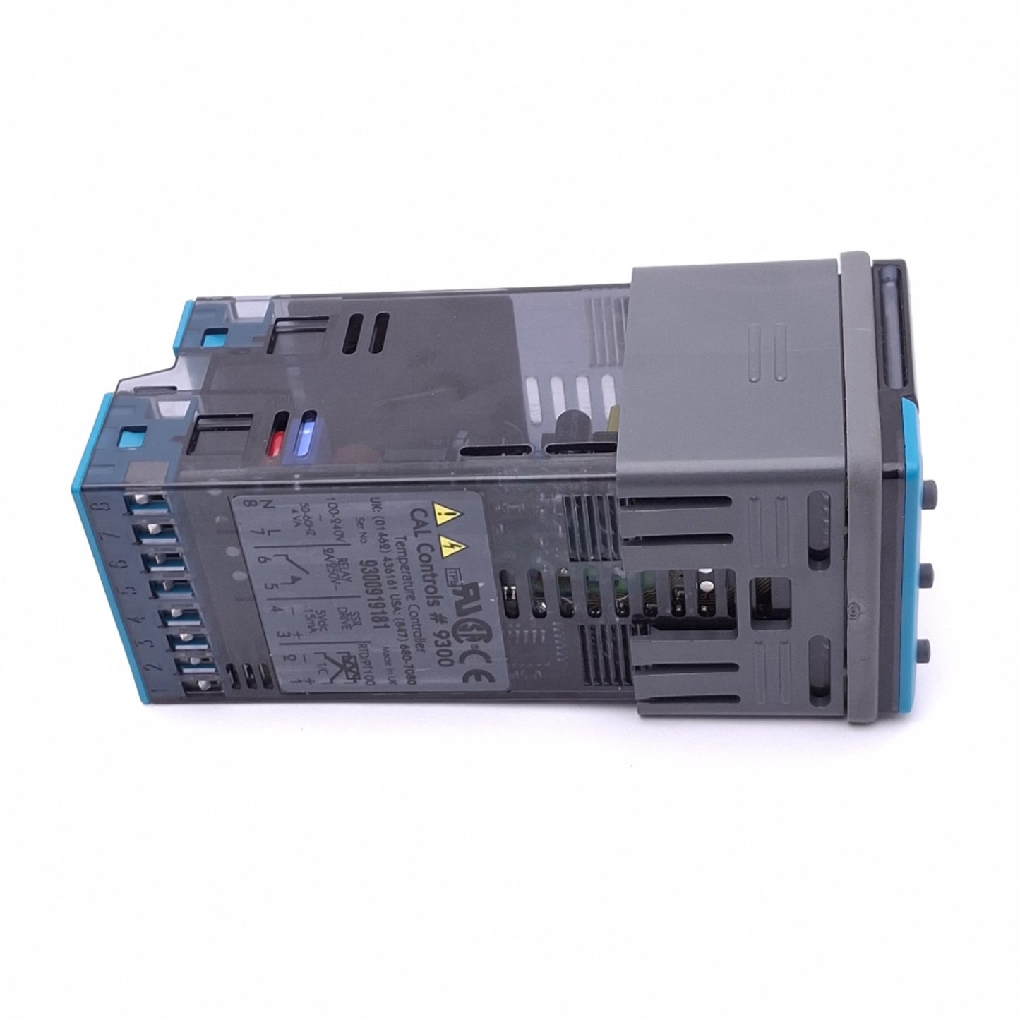Used Cal Controls 930000000 PID Temperature Controller, 100-240VAC, 1/16 DIN
