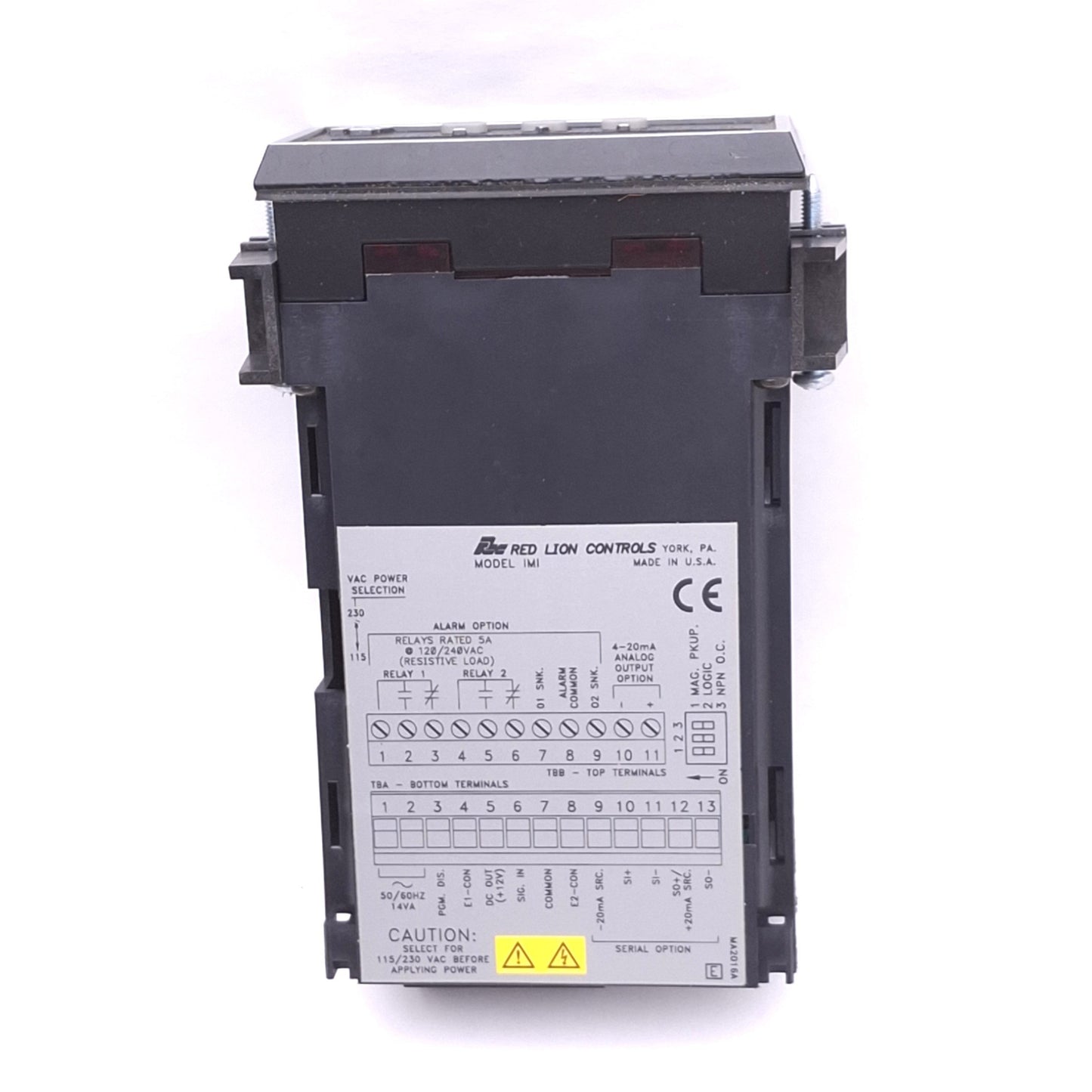 Used Red Lion Controls IMI04160 Panel Meter, 6-Digit, 115/230VAC, 1/8 DIN Panel