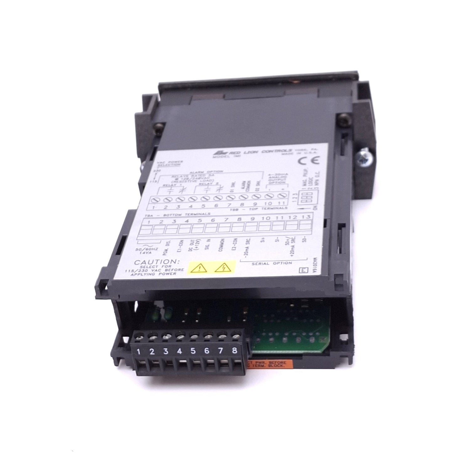 Used Red Lion Controls IMI04160 Panel Meter, 6-Digit, 115/230VAC, 1/8 DIN Panel
