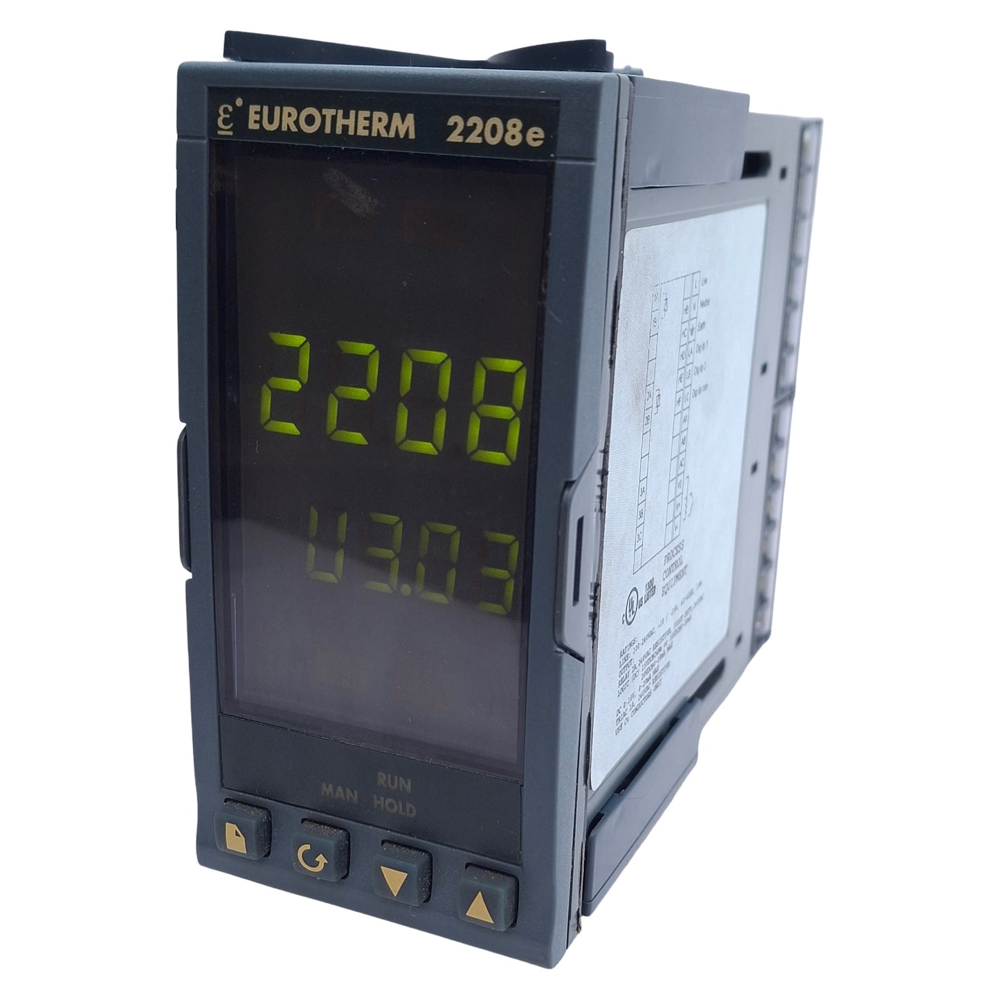 Used Eurotherm 2208e/CC/VH/TH/TC/XX/XX/2XX/ENG Temperature Controller/Programmer