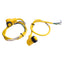 Used Lot of 2 Turck WK50-2M Cordset 1.5ft Length Each, 5-Pole Female Mini, *Cut*