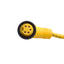 Used Lot of 2 Turck WK50-2M Cordset 1.5ft Length Each, 5-Pole Female Mini, *Cut*