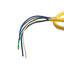 Used Lot of 2 Turck WK50-2M Cordset 1.5ft Length Each, 5-Pole Female Mini, *Cut*