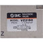 Used Lot of 2 SMC VZ2150 Solenoid Valve, 2-Position 5-Port, 1-9.9kgf/cm², 24VDC