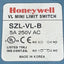 Used Honeywell SZL-VL-B Mini Limit Switch, Roller Lever, SPDT 1NC/1NO, 5A 250VAC