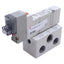 Used SMC SY3140-5LOZ-01T Solenoid Valve, 2-Position 5-Port, 24VDC *Missing Lead Wire*