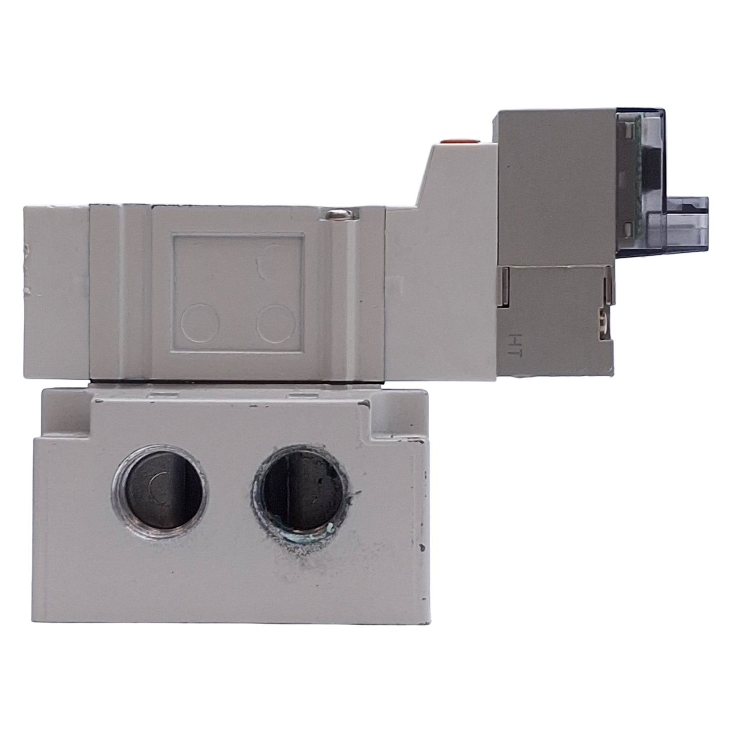 Used SMC SY3140-5LOZ-01T Solenoid Valve, 2-Position 5-Port, 24VDC *Missing Lead Wire*