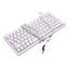 Used Cherry G84-4100LCMGB-0 Slim Compact Mechanical Keyboard, 86-Key, USB A