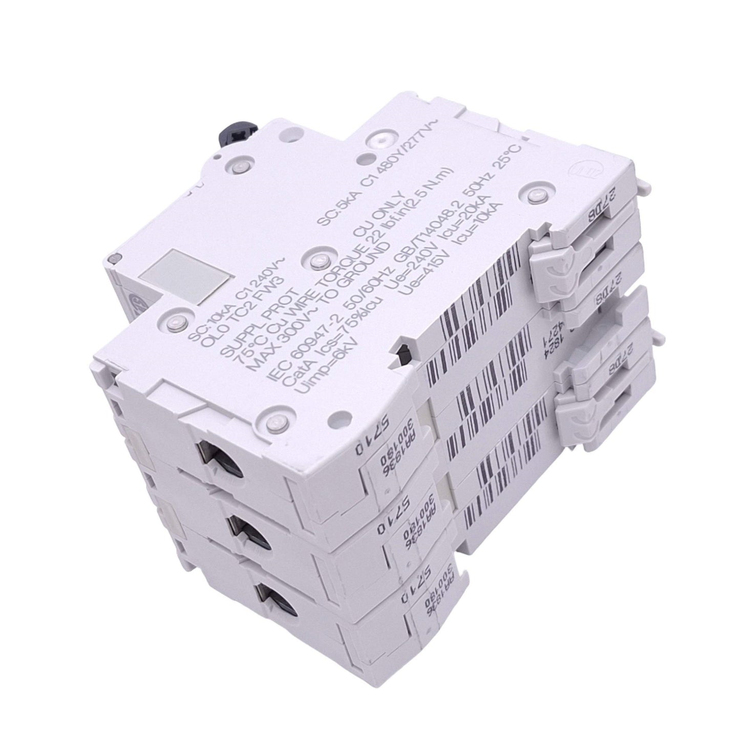 Used Schneider Electric 24542 Multi9 Circuit Breaker, 3-Pole 25A, 480Y/277VAC Max