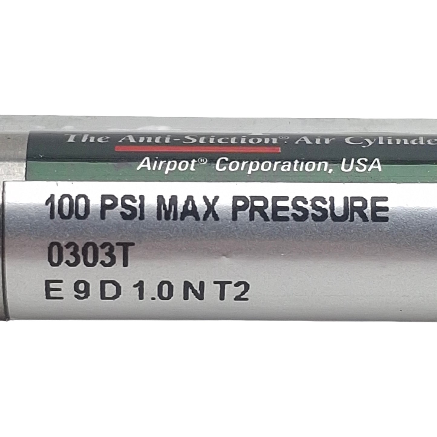 Used Airpel E9D1.0NT2 Pneumatic Cylinder, ø0.366in Bore, 1in Stroke, 100psi, M5 x 0.8