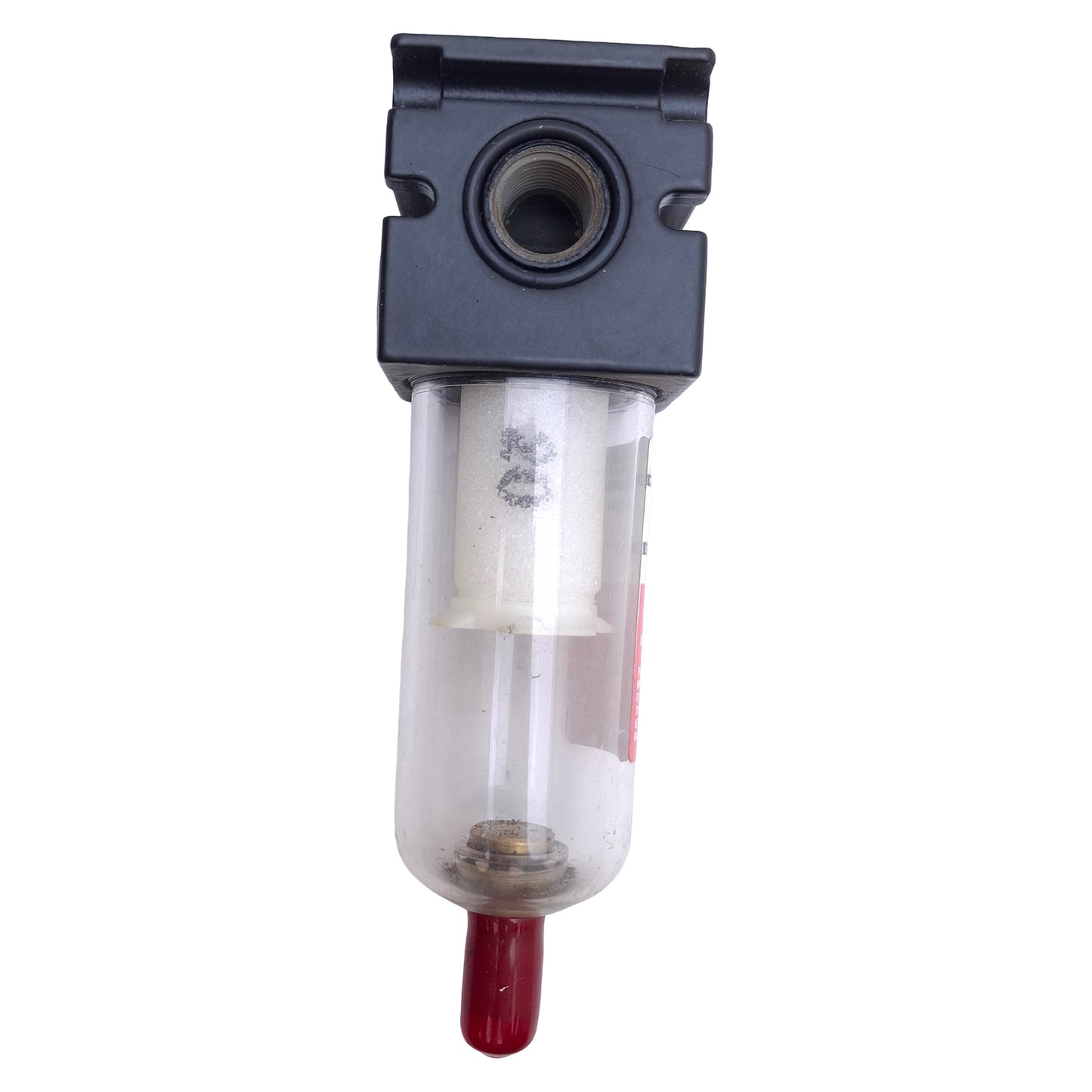 Used Parker F35-02AH Pneumatic Filter 1/4" NPT Port, 150psi Max, 20 Micron Filter