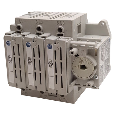 Used Allen Bradley 194R-N30-1753 Non-Fused Disconnect Switch, 3-Pole, 20HP 30A 600VAC