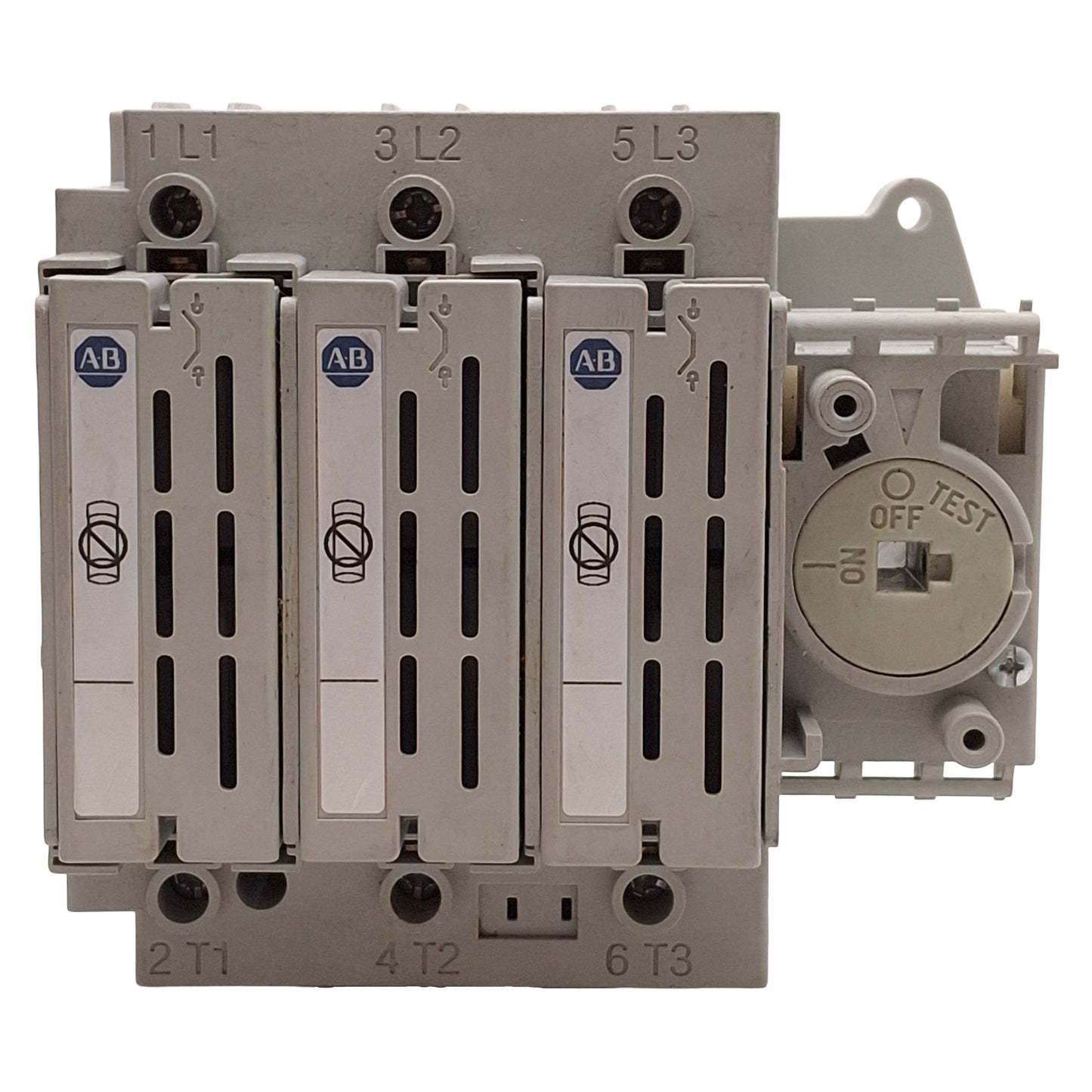 Used Allen Bradley 194R-N30-1753 Non-Fused Disconnect Switch, 3-Pole, 20HP 30A 600VAC