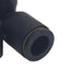 Used Legris 3306 60 56 Double Multiple Tee Push-In Fitting, ø3/8in Tube x ø1/4in Tube