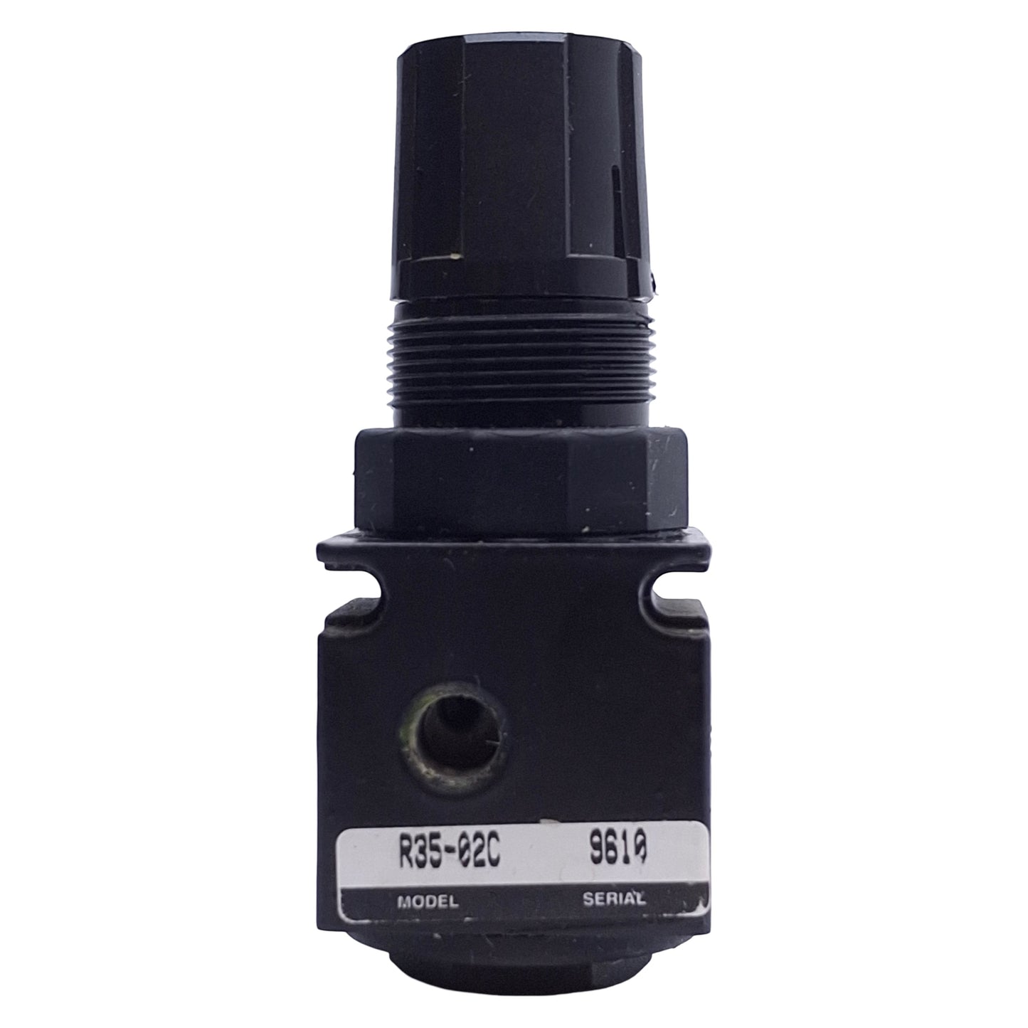 Used Parker R35-02C Air Pressure Regulator 0-125psi Range, 1/4" NPT Port, 300psi Max