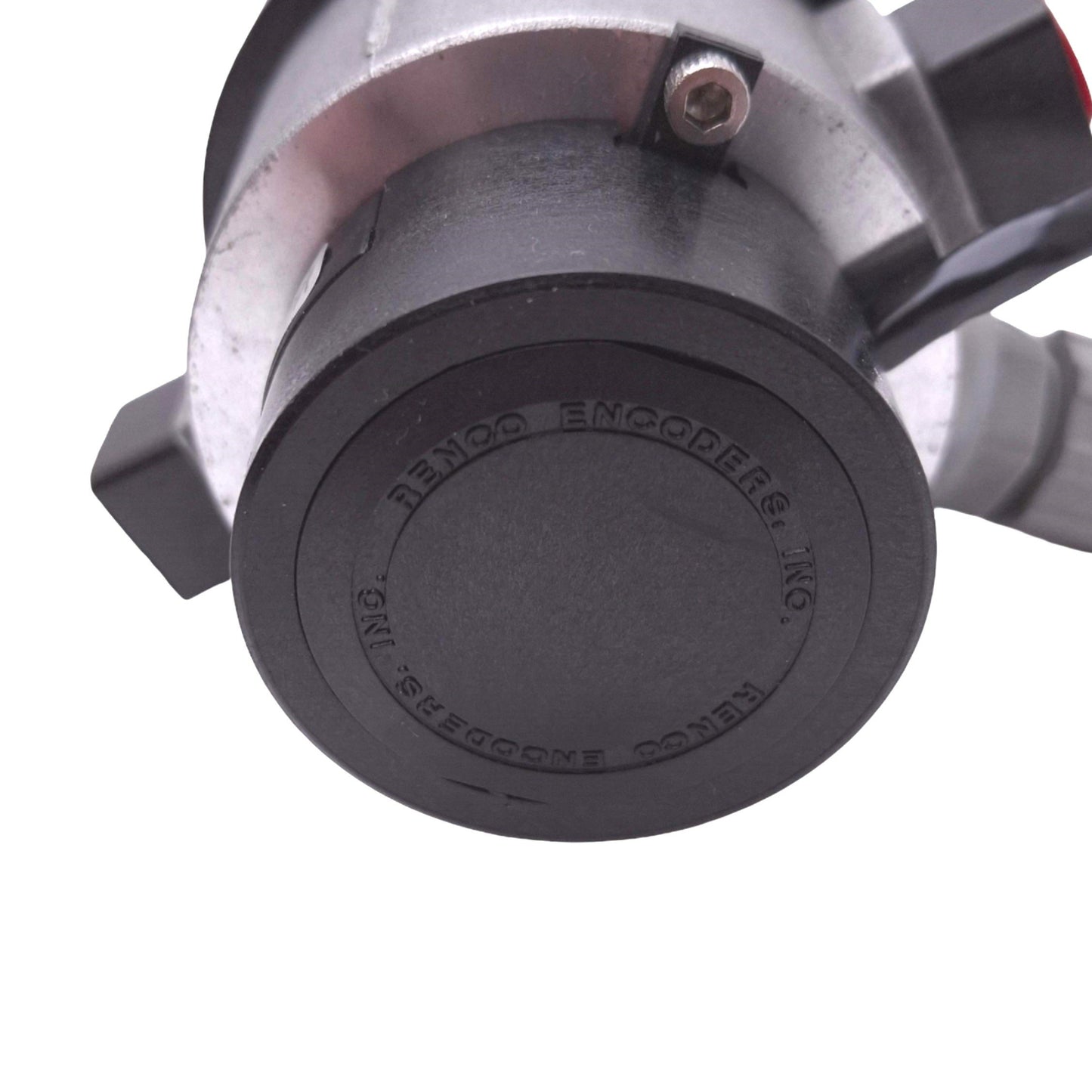 Used CMC ME2130-198B PM DC Servo Motor w/ Encoder, ø1/4" Shaft, NEMA 23, 6500rpm, 48V