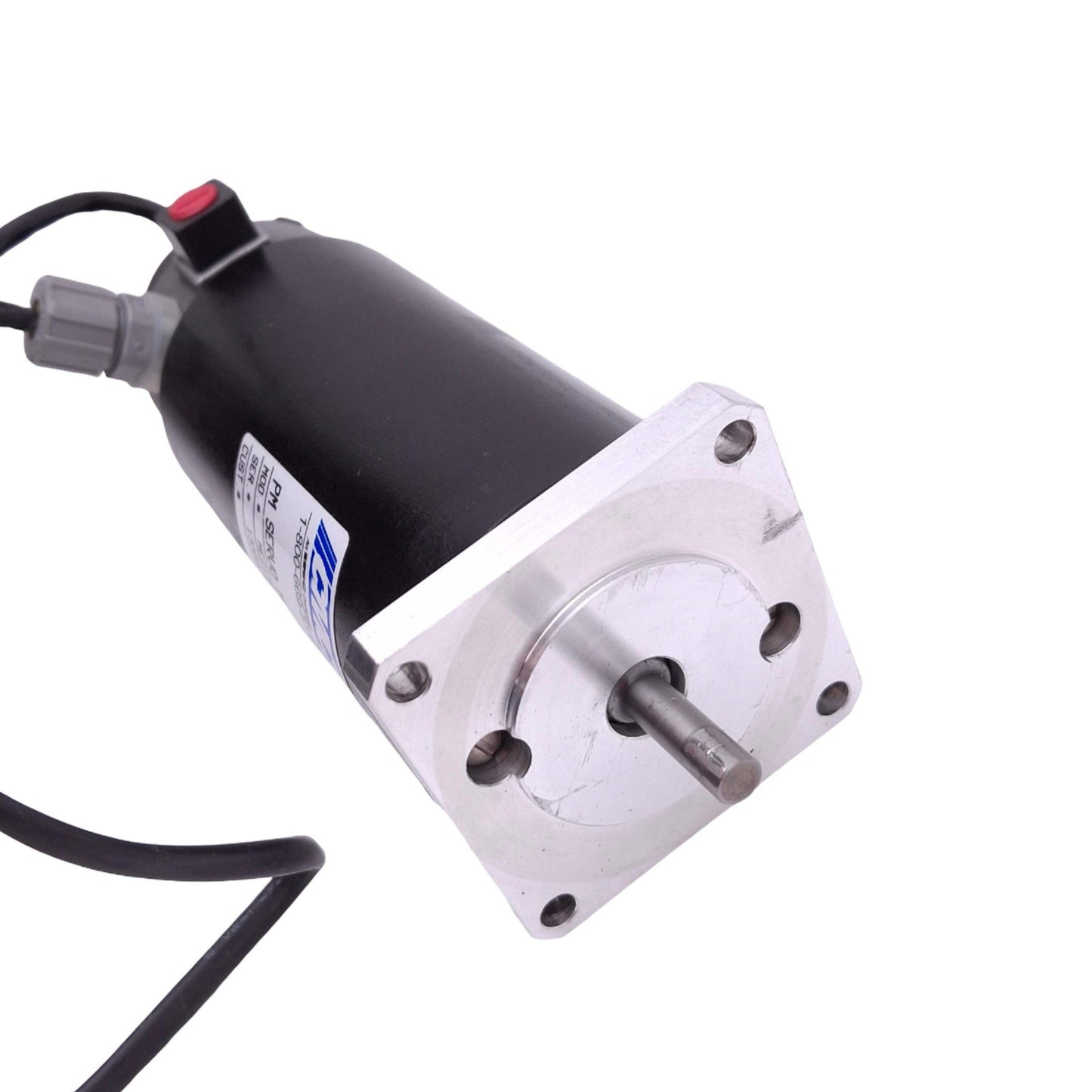 Used CMC ME2130-198B PM DC Servo Motor w/ Encoder, ø1/4" Shaft, NEMA 23, 6500rpm, 48V