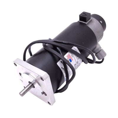 Used CMC ME2130-198B PM DC Servo Motor w/ Encoder, ø1/4" Shaft, NEMA 23, 6500rpm, 48V
