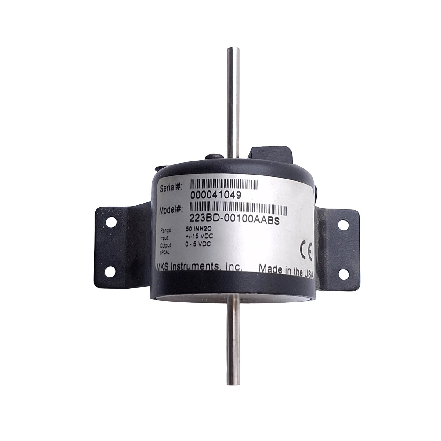Used MKS 223BD-00100AABS Pressure Transducer, Range 50" H20, IN:+/-15VDC OUT: 0-5VDC