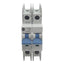 Used Allen Bradley 1489-A2C060 Circuit Breaker, 2-Pole, 6A 480Y/277VAC, DIN Rail