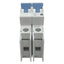 Used Allen Bradley 1489-A2C060 Circuit Breaker, 2-Pole, 6A 480Y/277VAC, DIN Rail
