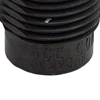 Used Ace Controls MC225H2 Mini Shock Absorber, 1/2in Stroke, 3/4-16in Barrel Thread