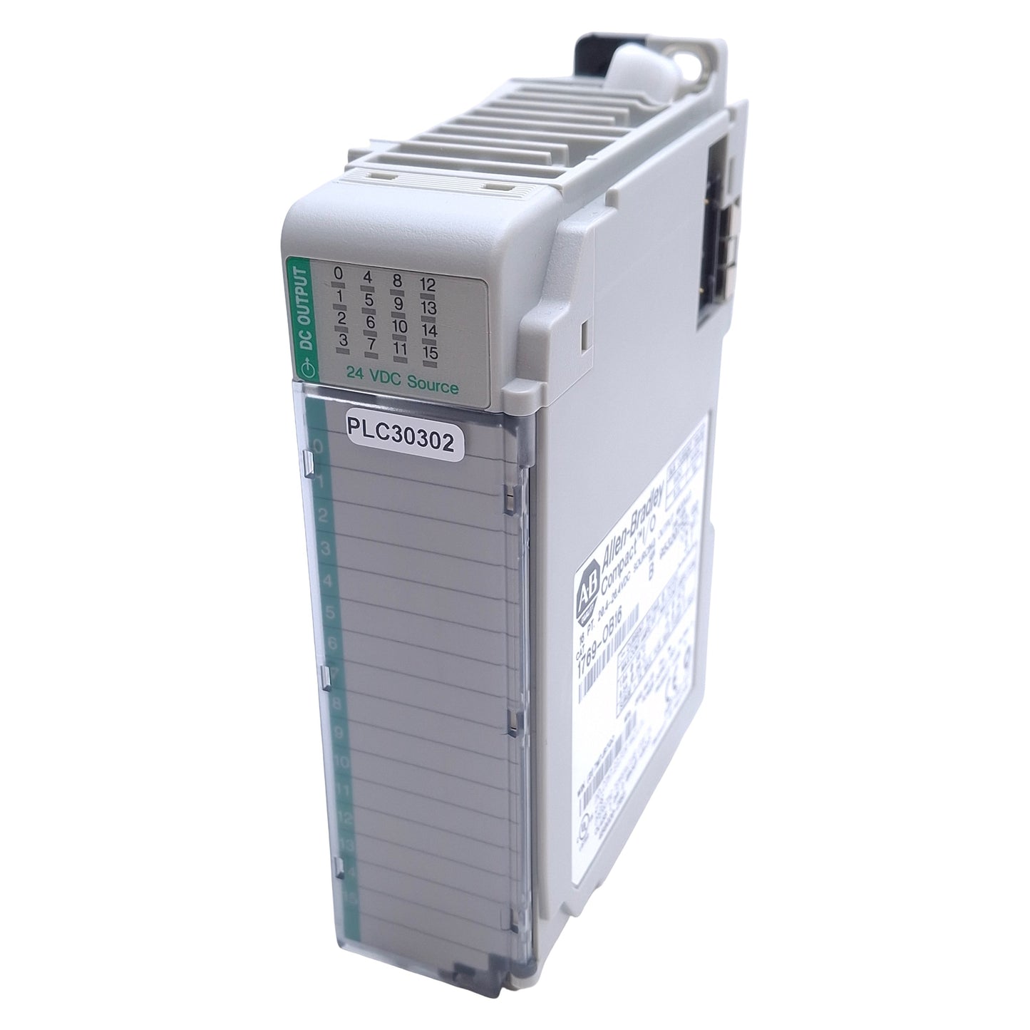 Used Allen Bradley 1769-OB16 Compact Solid State PLC Output Module 16-Point, 24VDC