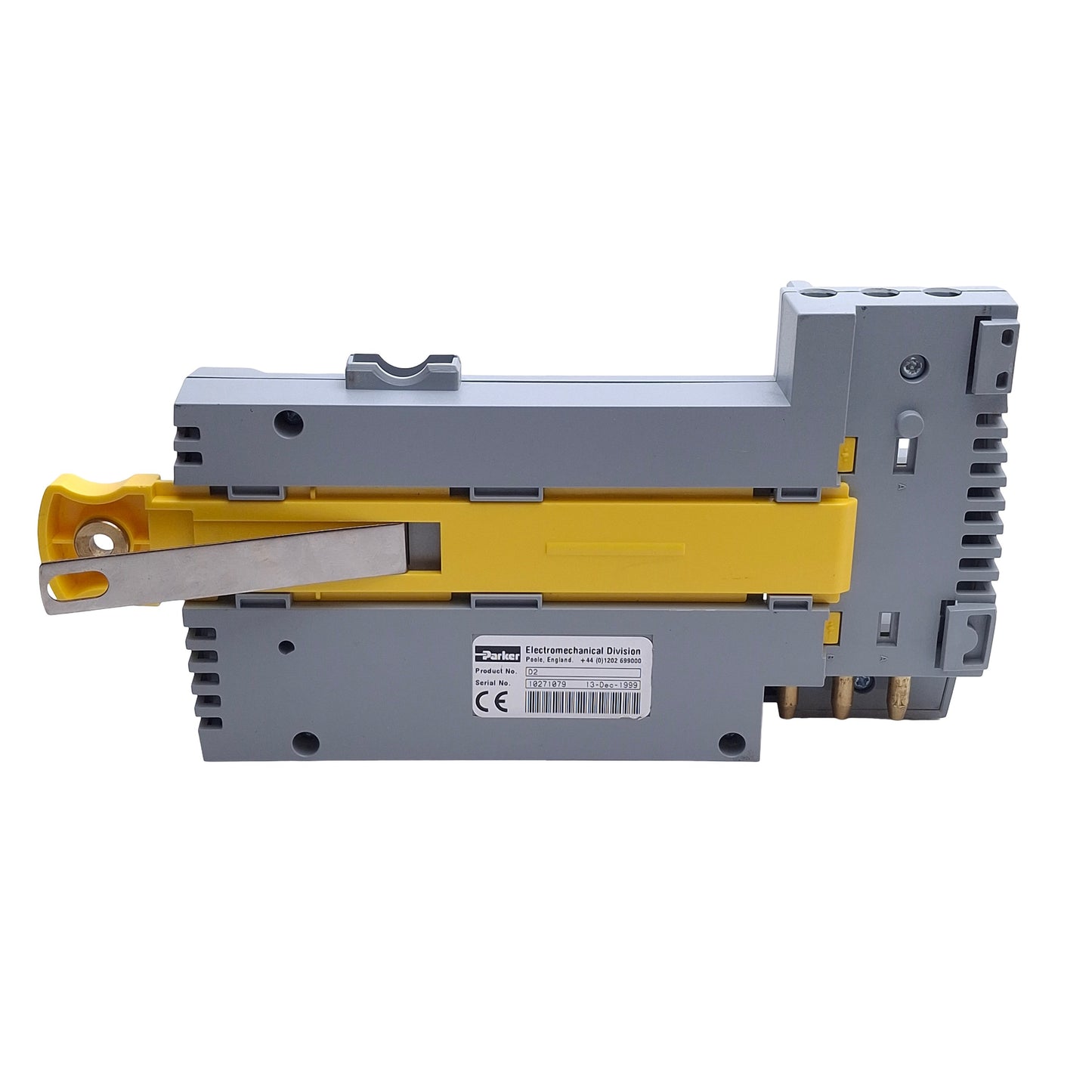Used Parker D2 PLC Docking Station, 2 Slots for Drives, DIN Rail Mounting