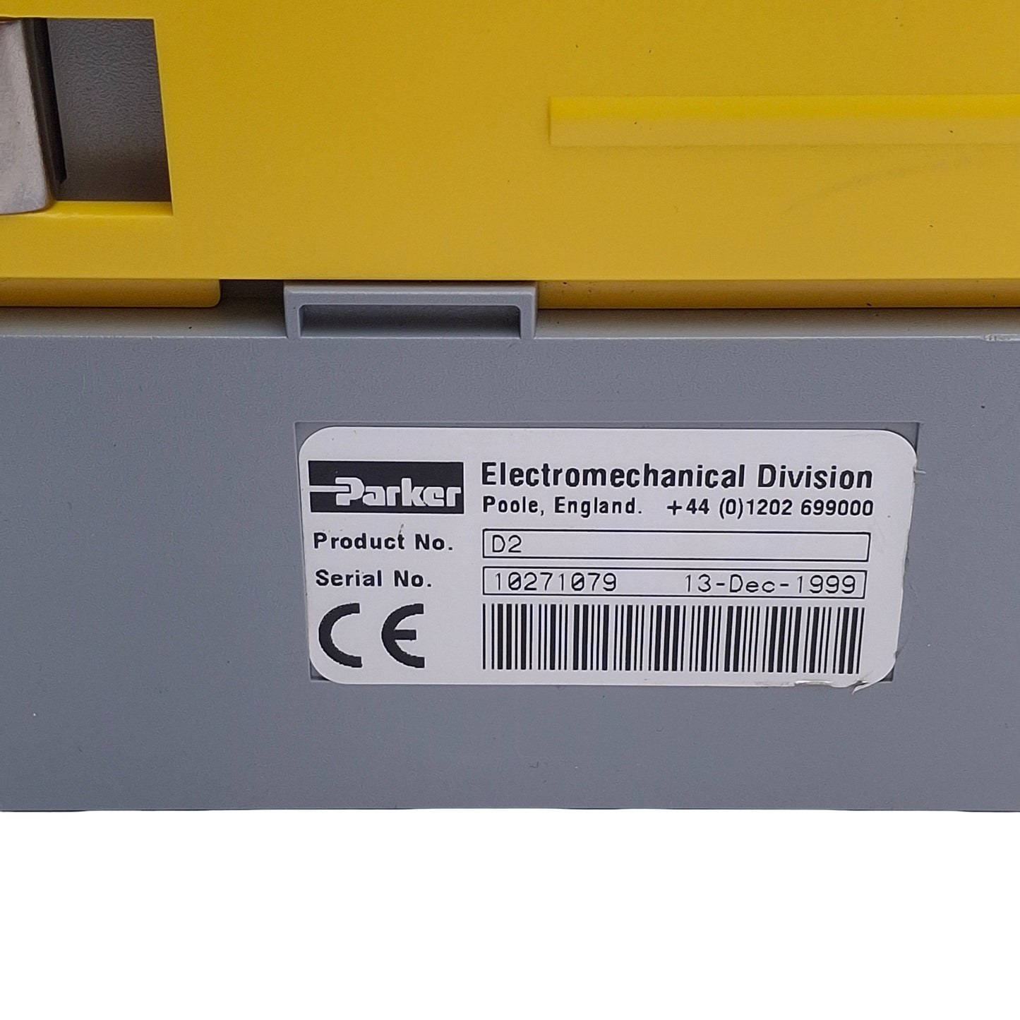 Used Parker D2 PLC Docking Station, 2 Slots for Drives, DIN Rail Mounting