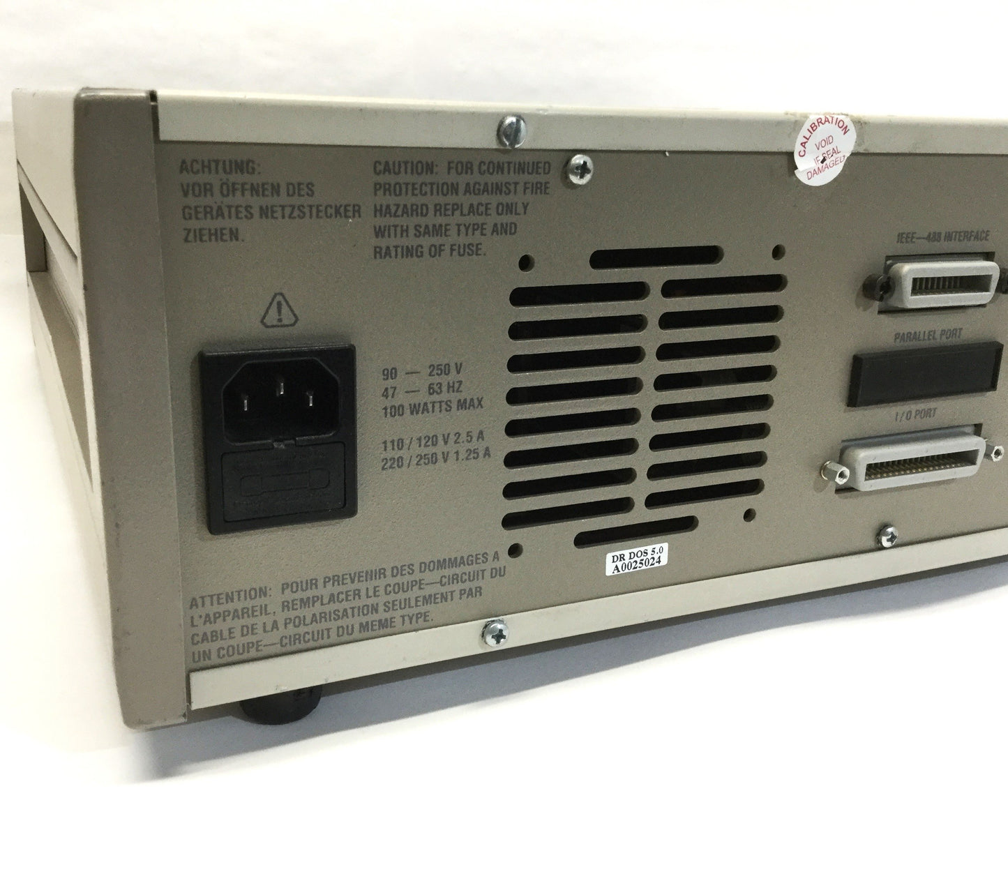 Used QuadTech 1865-00 Megohmmeter/IR Tester, 1kΩ-100TΩ, 1-1000VDC, RS-232/IEEE-488
