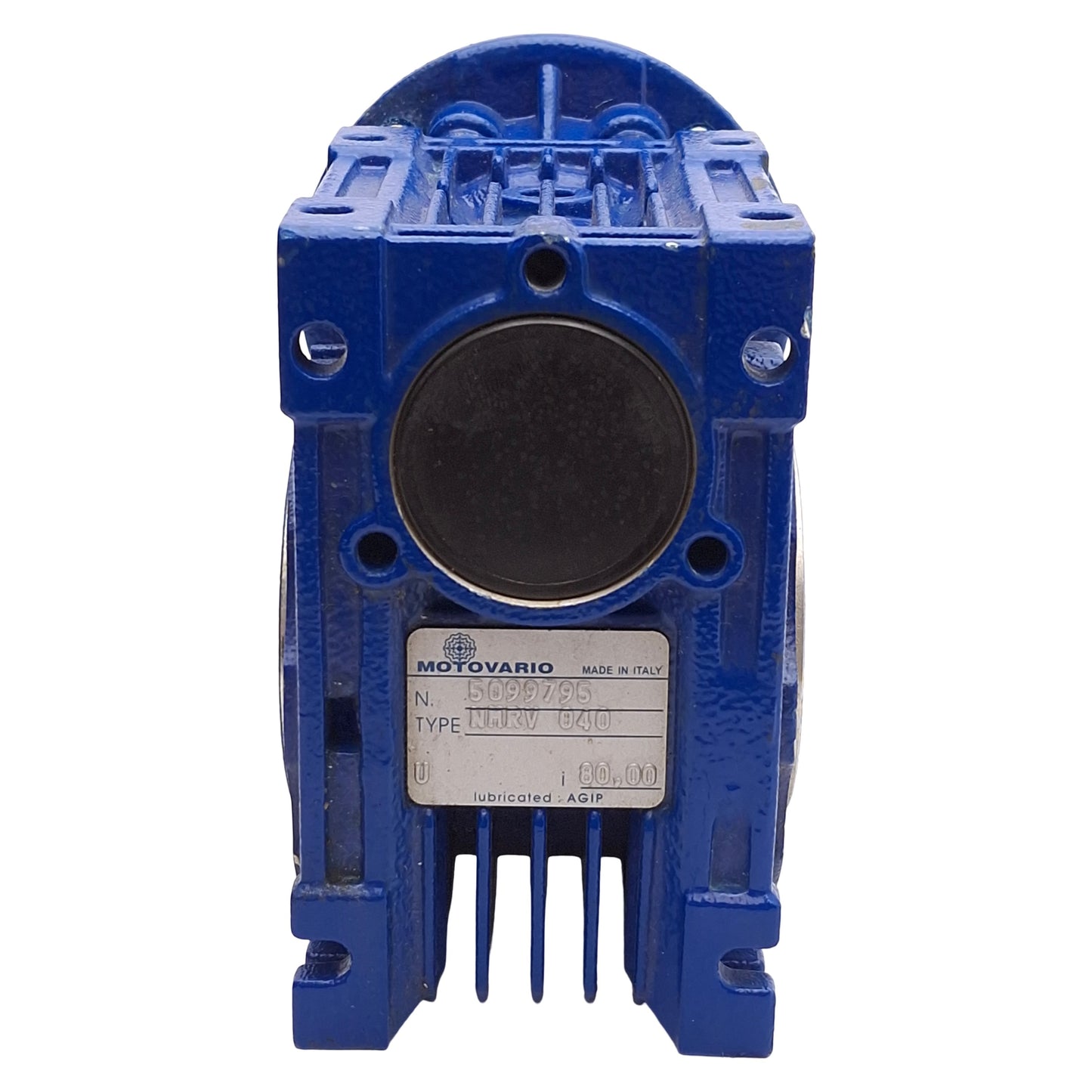 Used Motovario NMRV040-80 Worm Gear Speed Reducer, 80:1, ø11mm & ø3/4in Bores