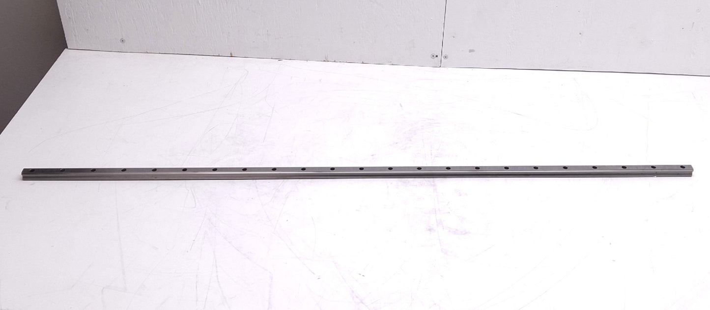 Used THK HSR20-1360L Linear Motion Guide Rail, 1360 x 20mm Rail, 60mm Pitch
