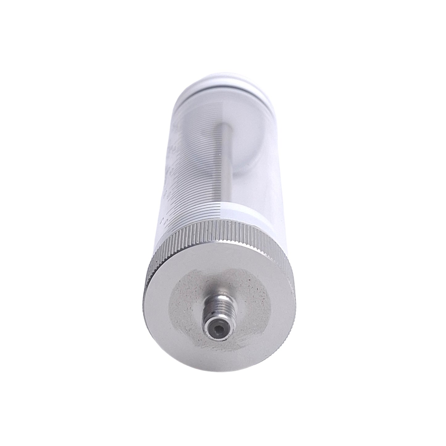 Used Kloehn 17601 Pump Syringe For V6 Pumps, 25mL Capacity, 1/4-20 Thread