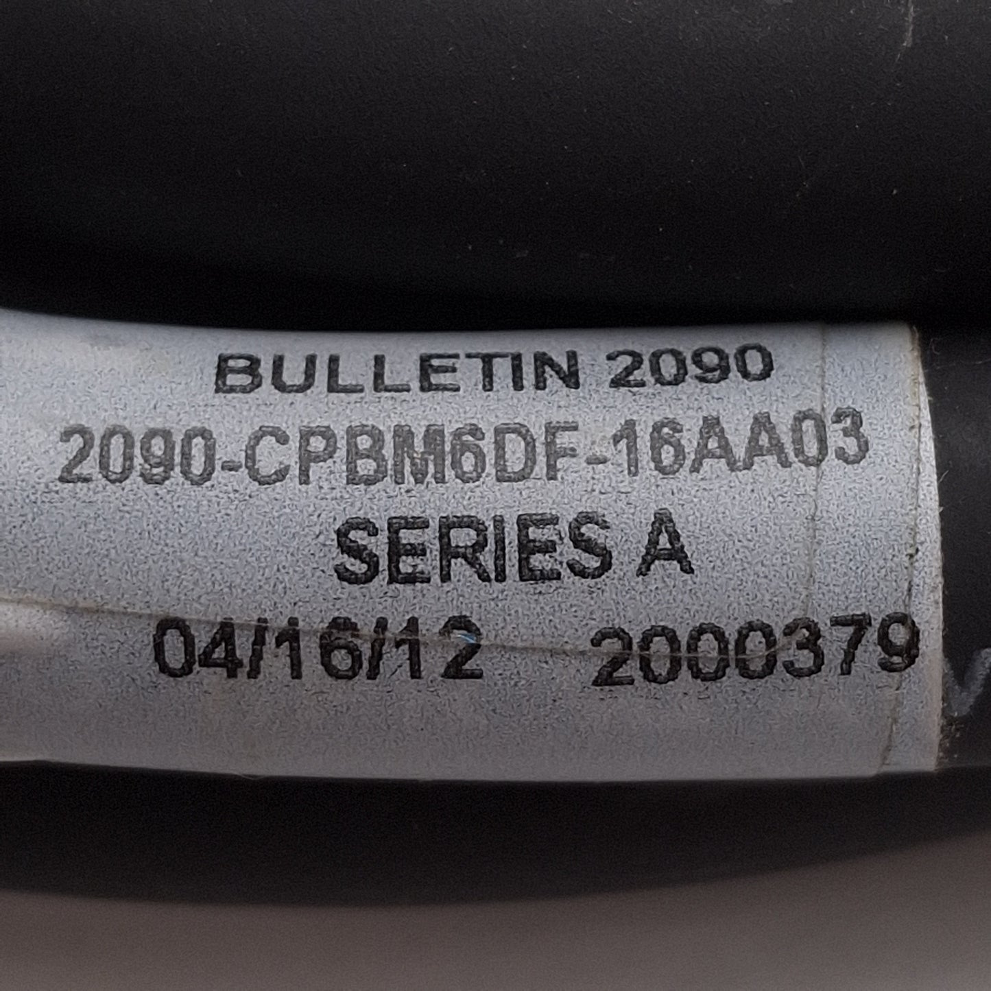 Used Allen Bradley 2090-CPBM6DF-16AA03 TL-Series Kinetix Motor Power & Brake Cable 3m