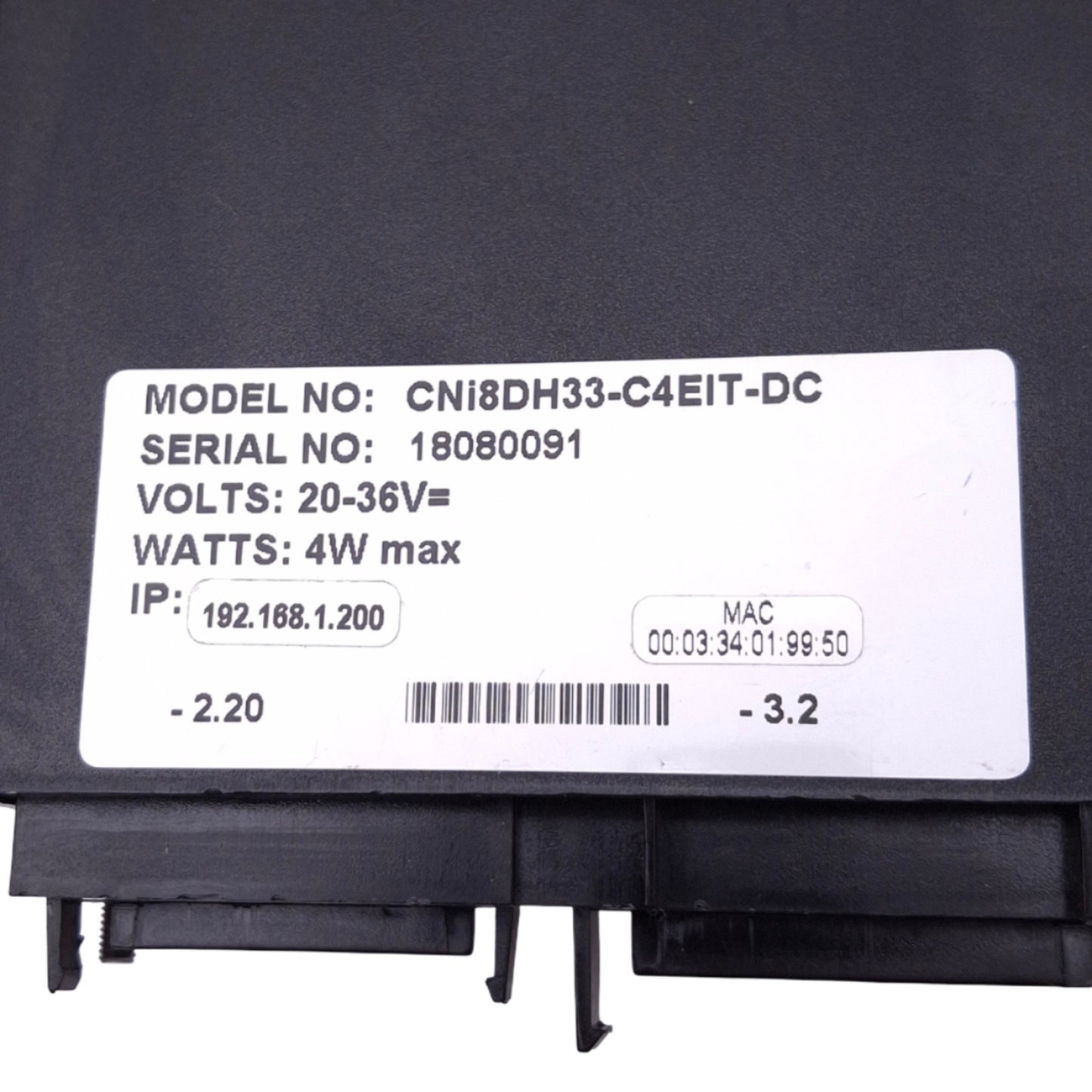 Used Omega CNi8DH33-C4EIT-DC Temperature Controller, 20-36VDC, 1/8 DIN