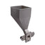 Used Stainless Steel 90 Degree Material Hopper With Latch, 132mm x 132mm Inlet