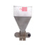 Used Stainless Steel 90 Degree Material Hopper With Latch, 132mm x 132mm Inlet