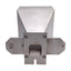 Used Stainless Steel Material Hopper With Latch, 132mm x 132mm Inlet, 34mm Outlet