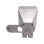 Used Stainless Steel Material Hopper With Latch, 132mm x 132mm Inlet, 34mm Outlet
