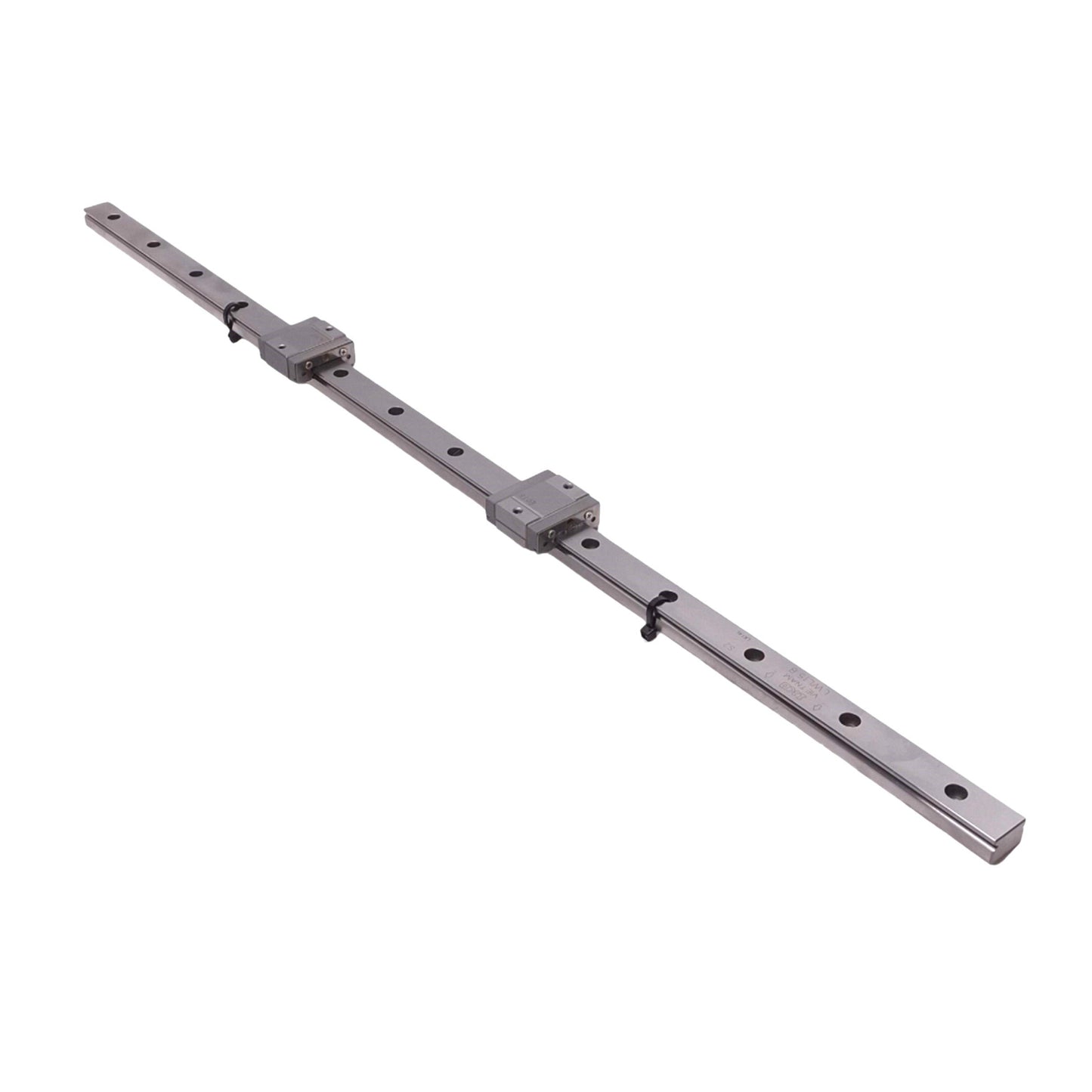 Used IKO LWLC15B (2x) Linear Guide Blocks w/ 15x560mm Rail, 32x32x16 Block, 3490N Max