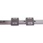 Used IKO LWLC15B (2x) Linear Guide Blocks w/ 15x560mm Rail, 32x32x16 Block, 3490N Max