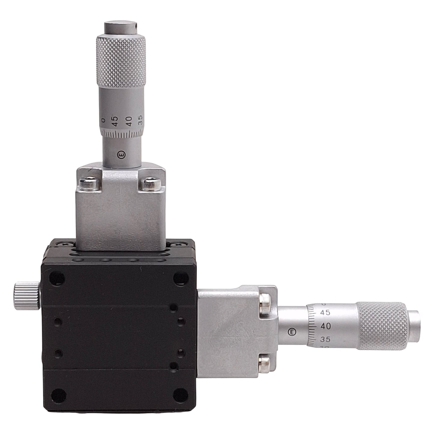 Used OptoSigma TSD-402CUU XY-Axis Micrometer Stage, 40mm x 40mm, ±6.5mm Travel, 6-32