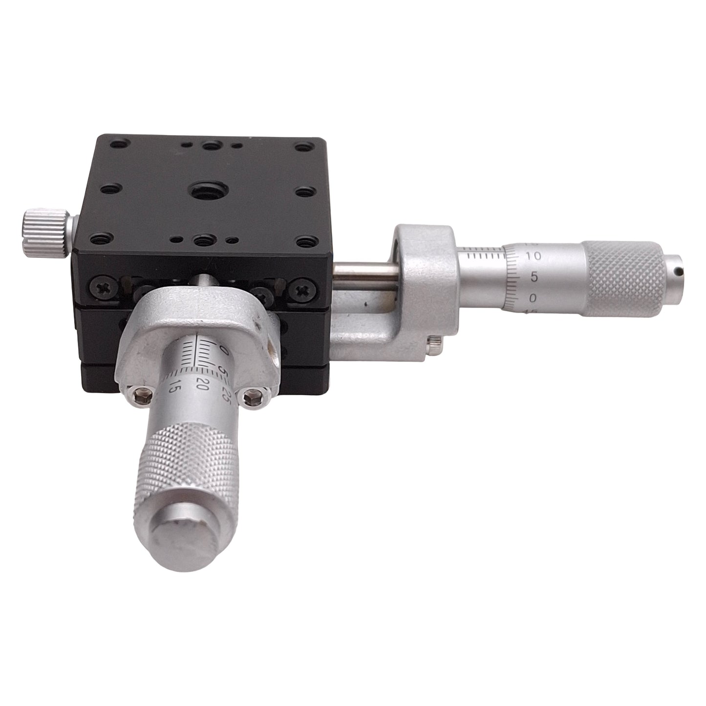 Used OptoSigma TSD-402CUU XY-Axis Micrometer Stage, 40mm x 40mm, ±6.5mm Travel, 6-32