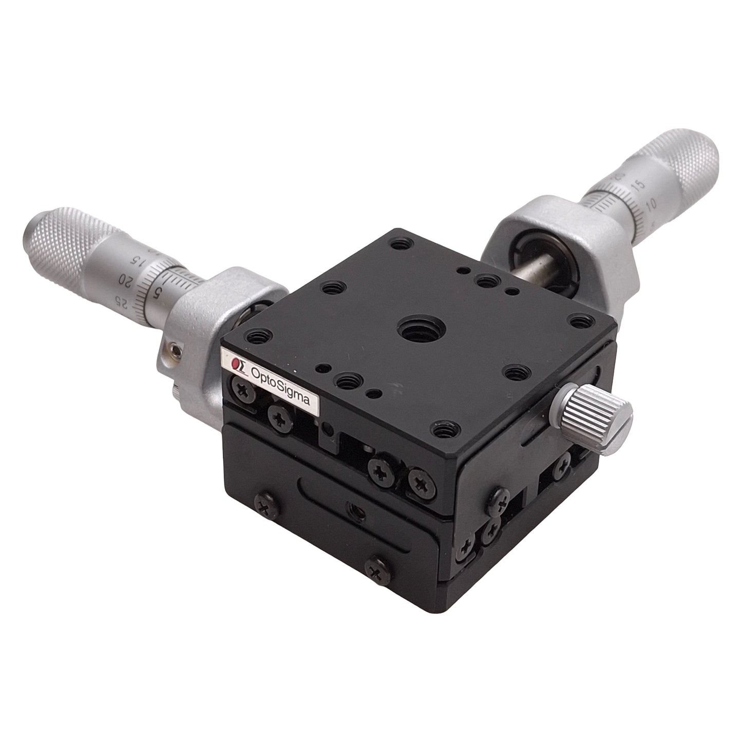 Used OptoSigma TSD-402CUU XY-Axis Micrometer Stage, 40mm x 40mm, ±6.5mm Travel, 6-32