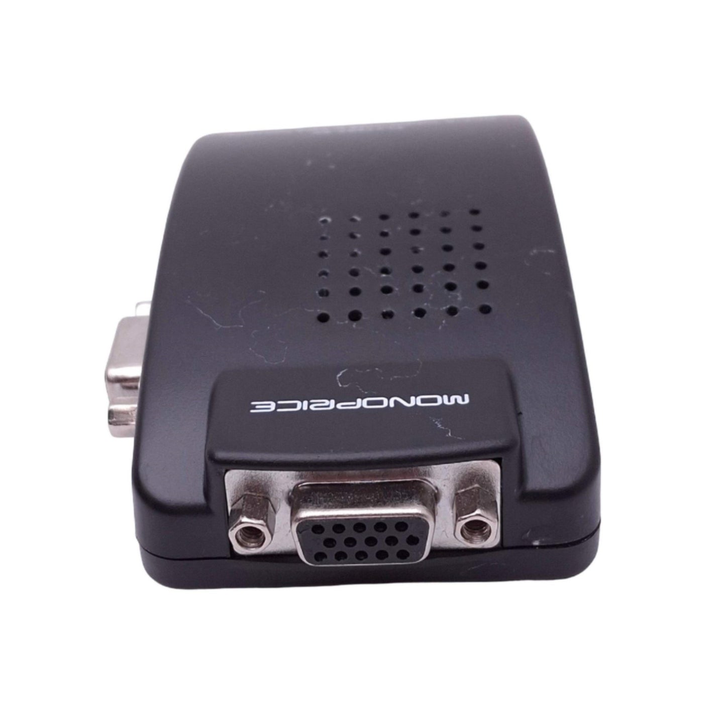 Used Monoprice FLY7503-AV Video Converter, RCA S-Video VGA Input, VGA Output