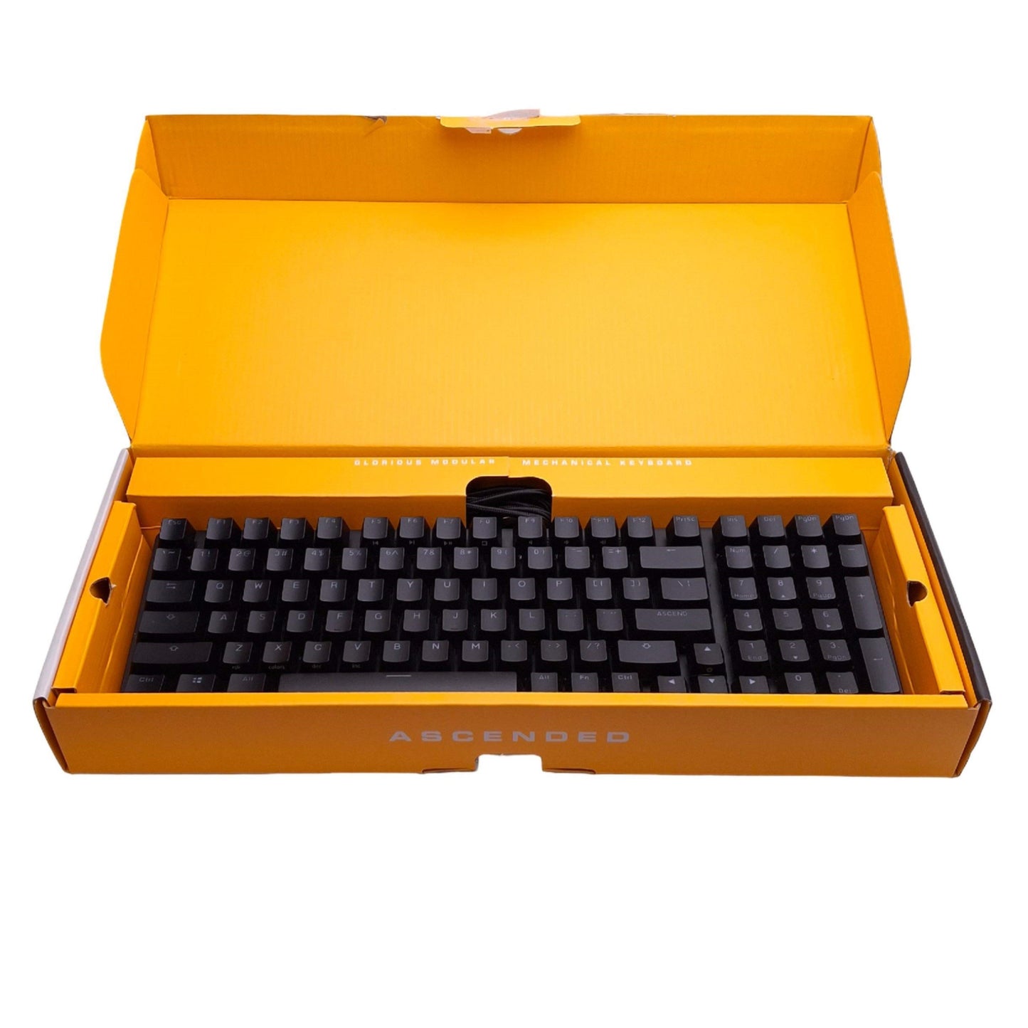 Used Glorious GLO-GMMK2-96 RGB Mechanical Keyboard, 99-Key 96%, USB-C, Programmable