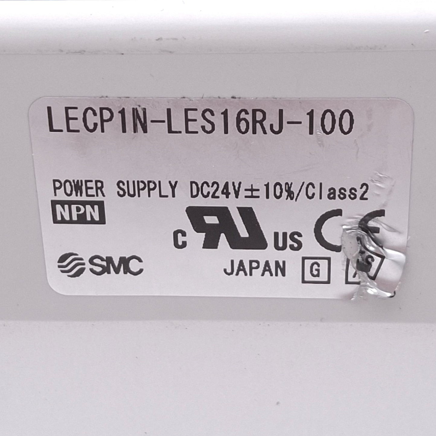 Used SMC LECP1N-LES16RJ-100 Electric Actuator Controller for LES16RJ-100, 24VDC