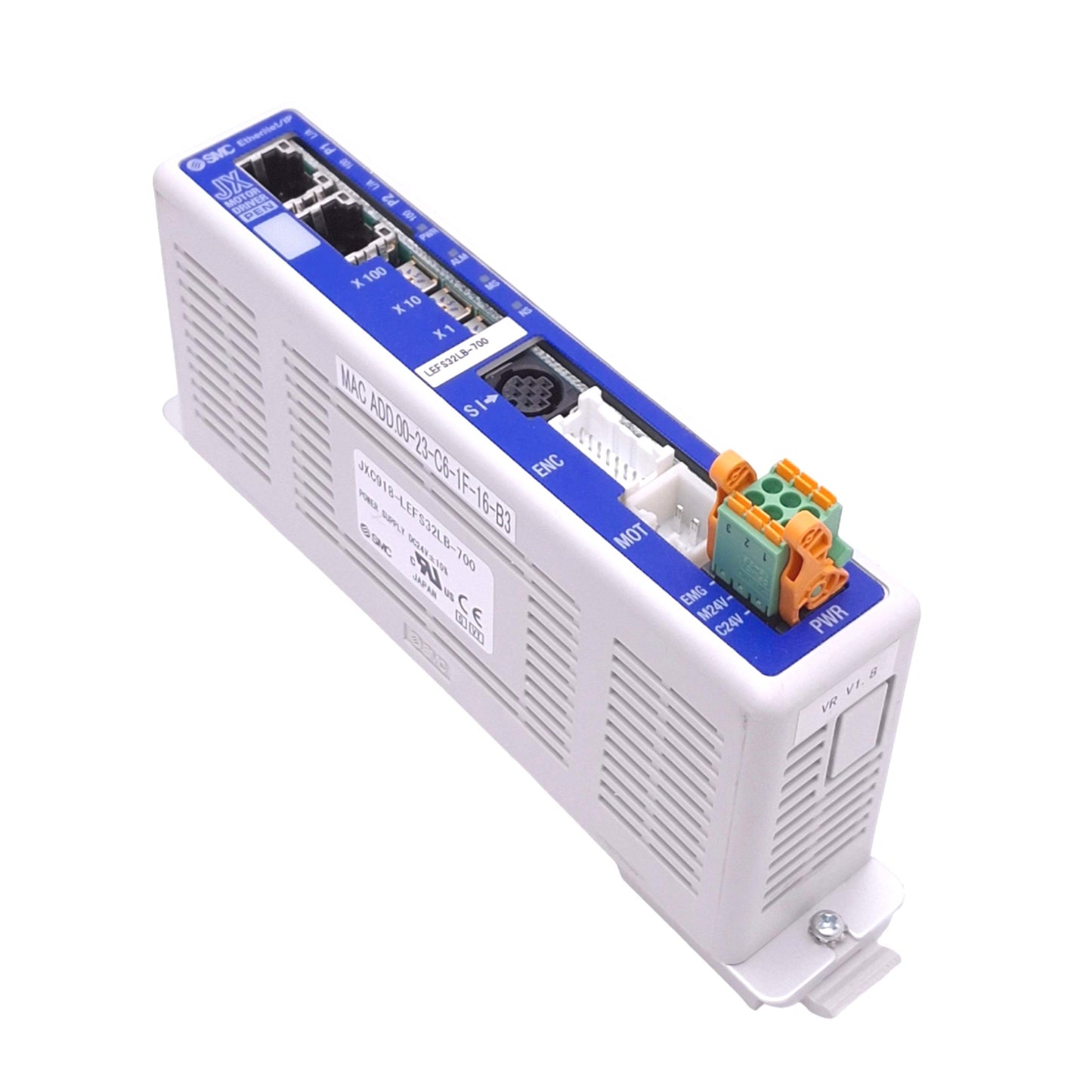 Used SMC JXC918-LEFS32LB-700 Electric Actuator Controller for LEFS32LB-700, 24VDC