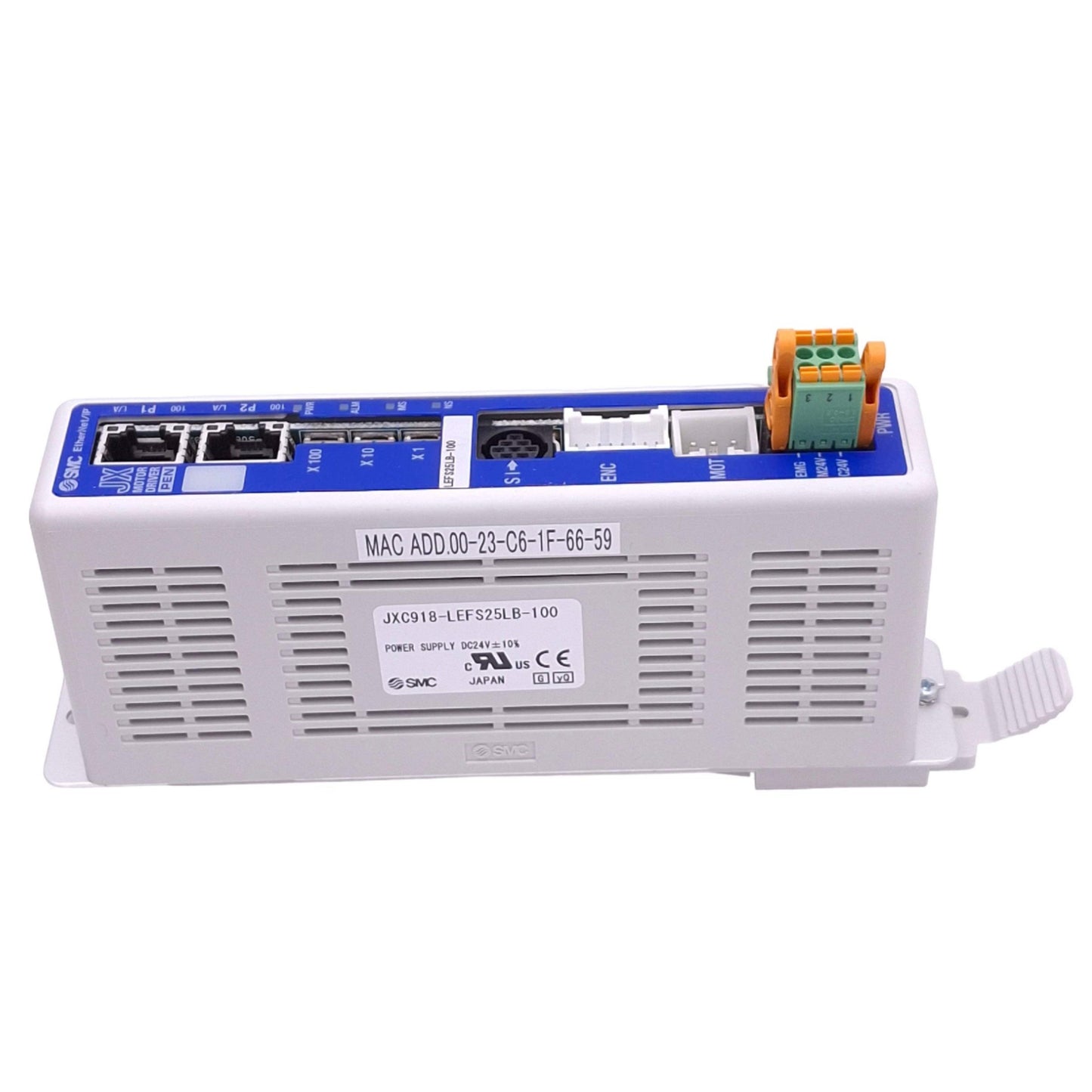 Used SMC JXC918-LEFS25LB-100 Electric Actuator Controller for LEFS25LB-100, 24VDC