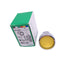 New Schneider Electric ZB4BA56 Harmony Yellow Push Button Head, ø22mm, Recessed